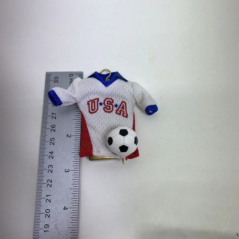 GET YOUR KICKS USA SOCCER Jersey and Ball Hallmark Keepsake Ornament Dated 2006